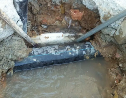 和林格尔测漏水之水管漏水